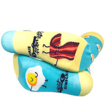 Load image into Gallery viewer, Bacon and eggs men's Fun Socks from House Of Shon
