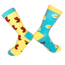 Load image into Gallery viewer, Women's Bacon N' Eggs Eclectic Socks