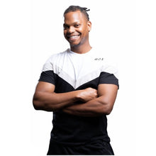 Load image into Gallery viewer, H.O.S. In The Middle Color Block Shirt