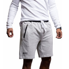 Load image into Gallery viewer, Mens H.O.S. Heather Grey Jogger Shorts
