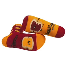 Load image into Gallery viewer, Women&#39;s Peanut Butter &amp; Jelly Eclectic Socks
