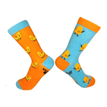 Load image into Gallery viewer, Women&#39;s Mac N&#39; Cheese Eclectic Socks
